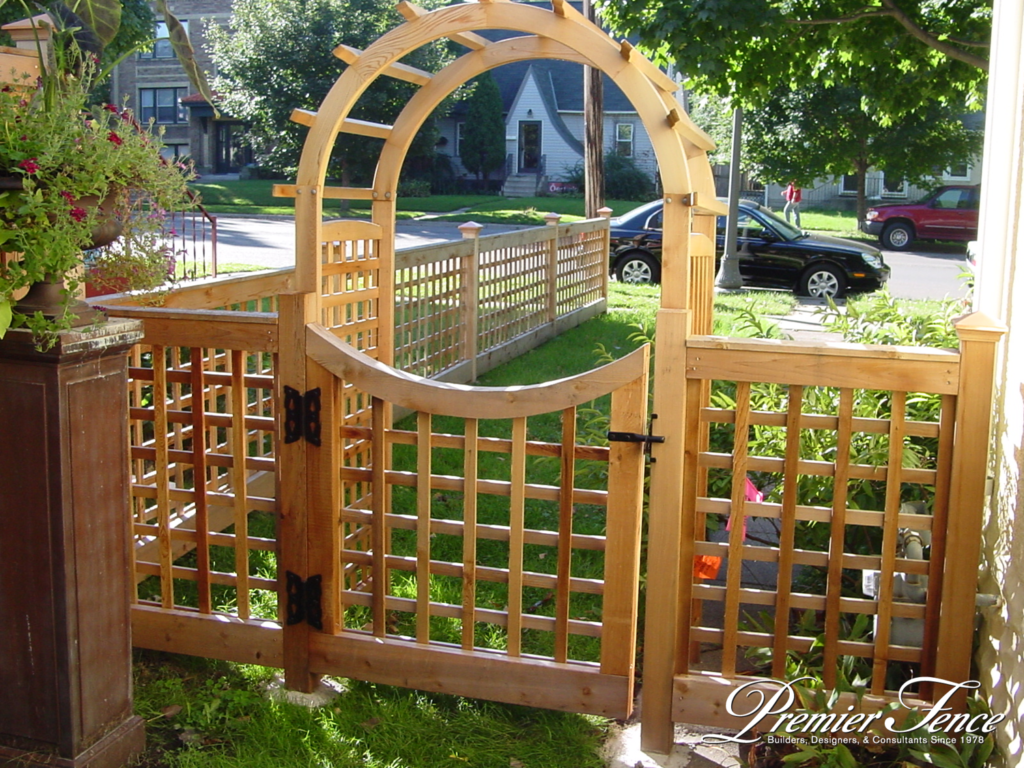 Wood Gates – Premier Fence Inc. Fence Minneapolis St Paul Fencing ...