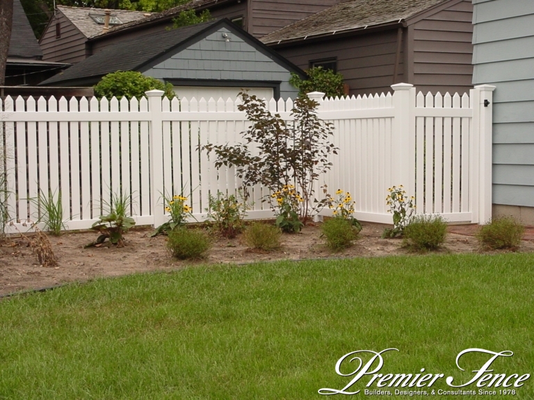 Vinyl Semi Privacy Premier Fence Inc Fence Minneapolis St Paul