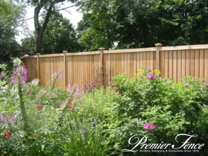 aesthetic Western red cedar privacy design fence around backyard patio for privacy premier fence twin cities fence contractor