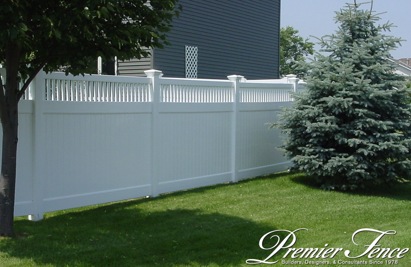 Vinyl Semi-Privacy – Premier Fence Inc. Fence Minneapolis St Paul ...