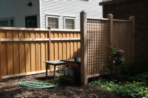 aesthetic Western red cedar privacy design fence around backyard for privacy premier fence twin cities fence contractor